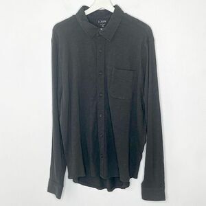 J. Crew charcoal gray casual button down long sleeve shirt - Men’s L